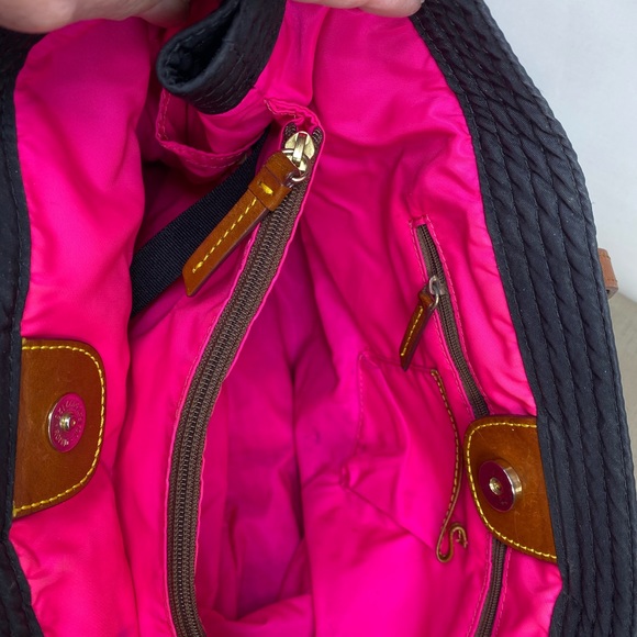 DOONEY & BOURKE BLACK NYLON CINCH-SIDE TOTE - Picture 8 of 12